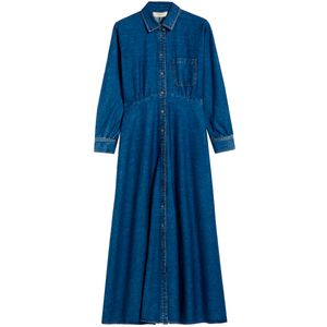 Denim shirtdress with Yemen pocket