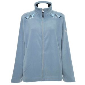 Fleece tracksuit with embroidery