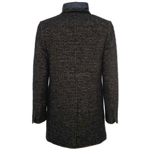 Cappotto Quasimodo blu con pettorina