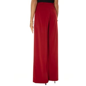 Red Essential palazzo trousers