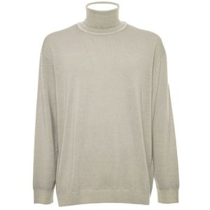 Oversize turtleneck in extrafine merino wool