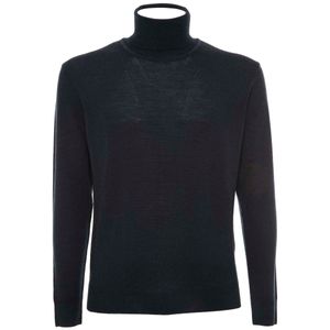 Turtleneck sweater in 100% extra-fine merino wool