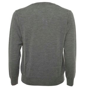 V-neck sweater 100% extrafine merino wool