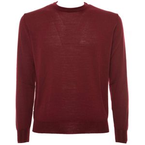 Crewneck sweater in extrafine merino wool