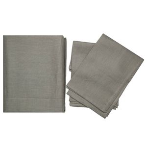 Tiziano tablecloth 175x175 in linen with napkins