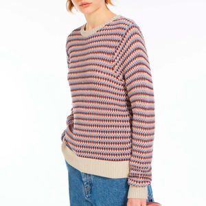 Revere striped cotton crew-neck sweater