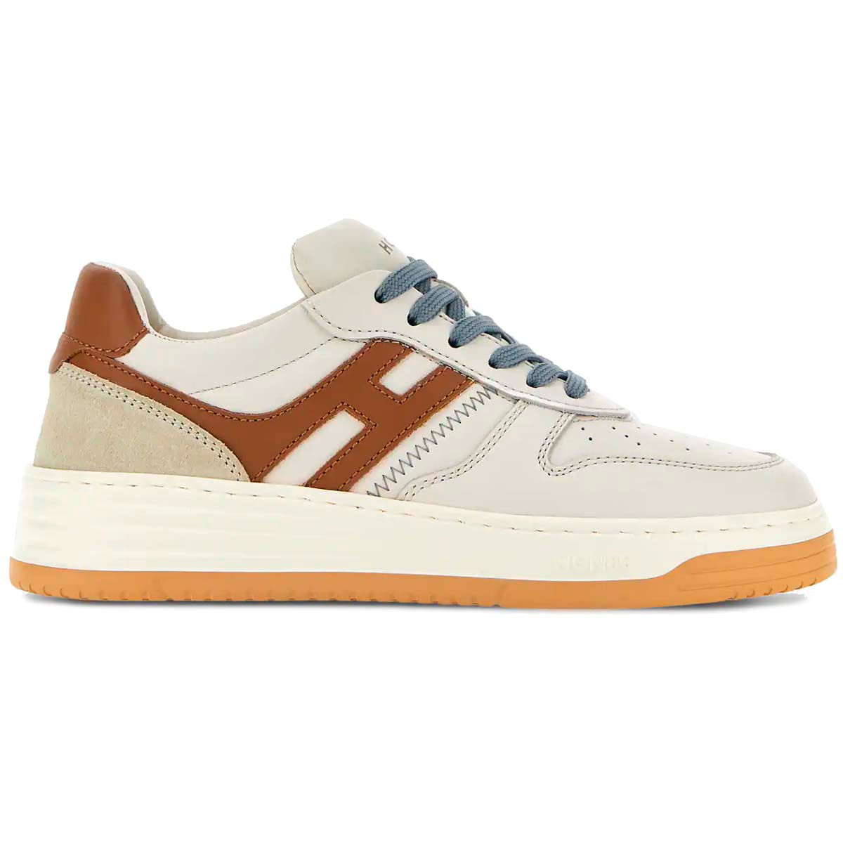 Hogan - H630 Ivory/Brown Sneakers on Arteni.it