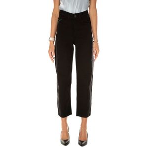 Jeans Tobago Over Cropped nero