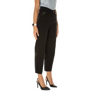 Jeans Tobago Over Cropped nero