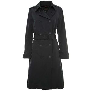 Saltum double-breasted trench coat with belt