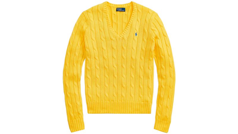 Maglione giallo ralph lauren deals