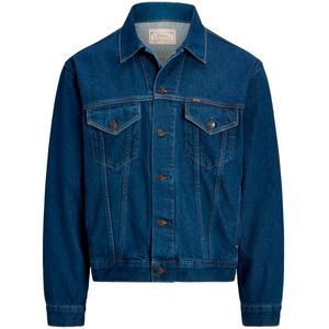 Recycled denim trucker jacket