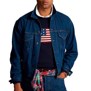 Recycled denim trucker jacket