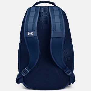 UA Hustle 5.0 black backpack with logo