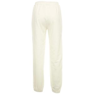 Joggers con ricamo sangallo