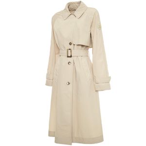 Summer trench coat with waist