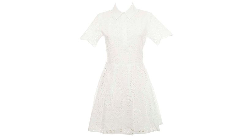 White button dress silvian heach new arrivals