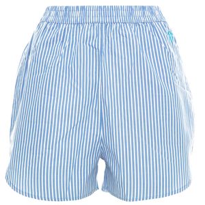 Striped cotton Bermuda shorts