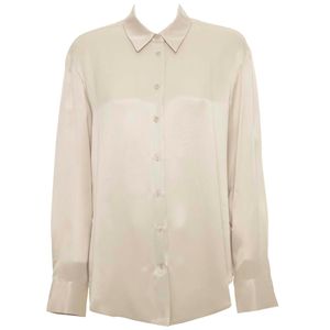 Semi-shiny satin shirt