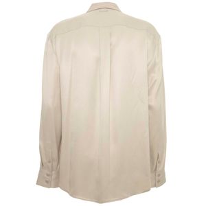 Semi-shiny satin shirt