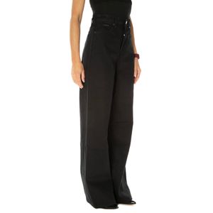 Jeans High Rise Wide Leg neri