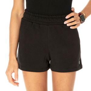 Cotton terry shorts with logo