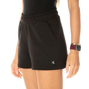 Cotton terry shorts with logo