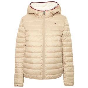 Reversible two-tone down jacket with hood