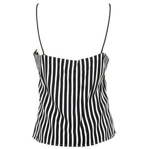 Striped top with thin straps