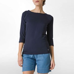 T-Shirt with 3/4 sleeves in slub jersey