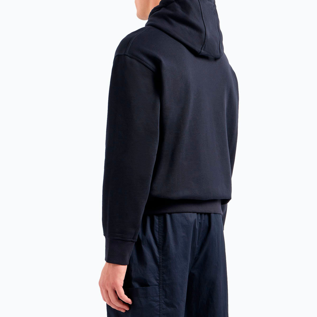 Armani Exchange Felpa In Cotone French Terry Con Tape Logo Su Arteni It