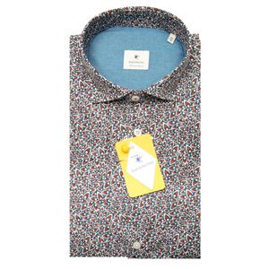 Simo M/L shirt in abstract print cotton