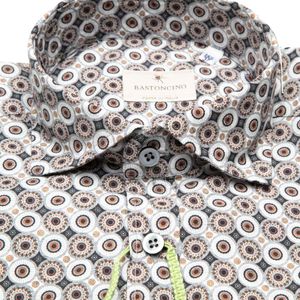 Multicolored Simo M/L shirt with abstract pattern
