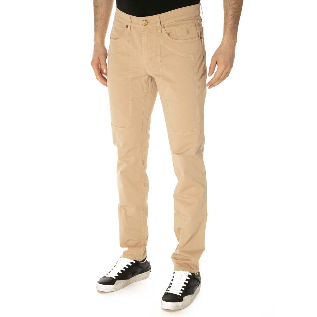 Jeckerson - Pantalone John Beige Slim Fit Su Arteni.it