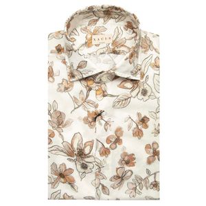 Supercotton tailor fit shirt with flower print