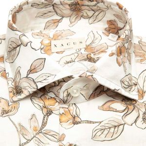 Supercotton tailor fit shirt with flower print