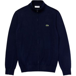 Pullover con zip e coccodrillo