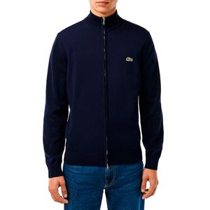 Pullover con zip e coccodrillo