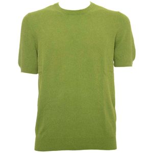 Terry effect stretch cotton T-Shirt