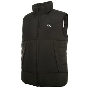 Padded ripstop vest with logo
