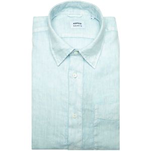 Light blue linen shirt with pocket