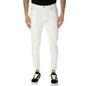 Jeans Argon Slim Ankle Lenght bianco