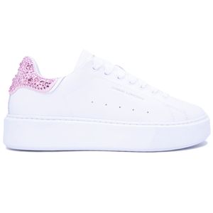Elevate sneakers with pink heel