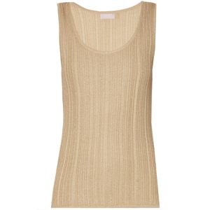 Ribbed top with lurex