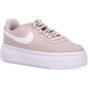 Court Vision High pink sneakers with white sole and logos