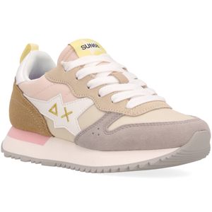 Cream, pink and gray Stargirl sneakers