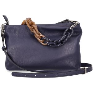 Brenda leather clutch bag