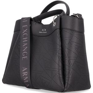 Perforated shopper bag with double handles