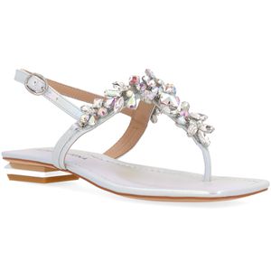 Silver jewel sandal
