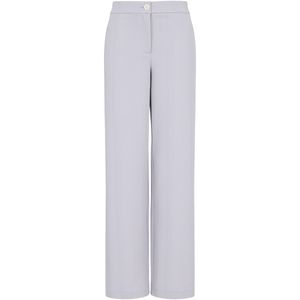 Jacquard jersey trousers with embossed chevron
